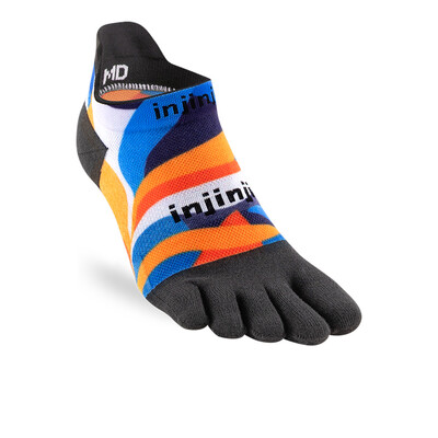 Injinji Spectrum Run Lightweight Men's No-Show Socks Injinji Spectrum Run Lightweight Men's No-Show Socks