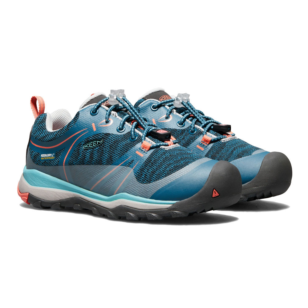 Keen Jungen Hikeport Wasserdicht Outdoor Schuhe Wanderschuhe Trekking Schwarz