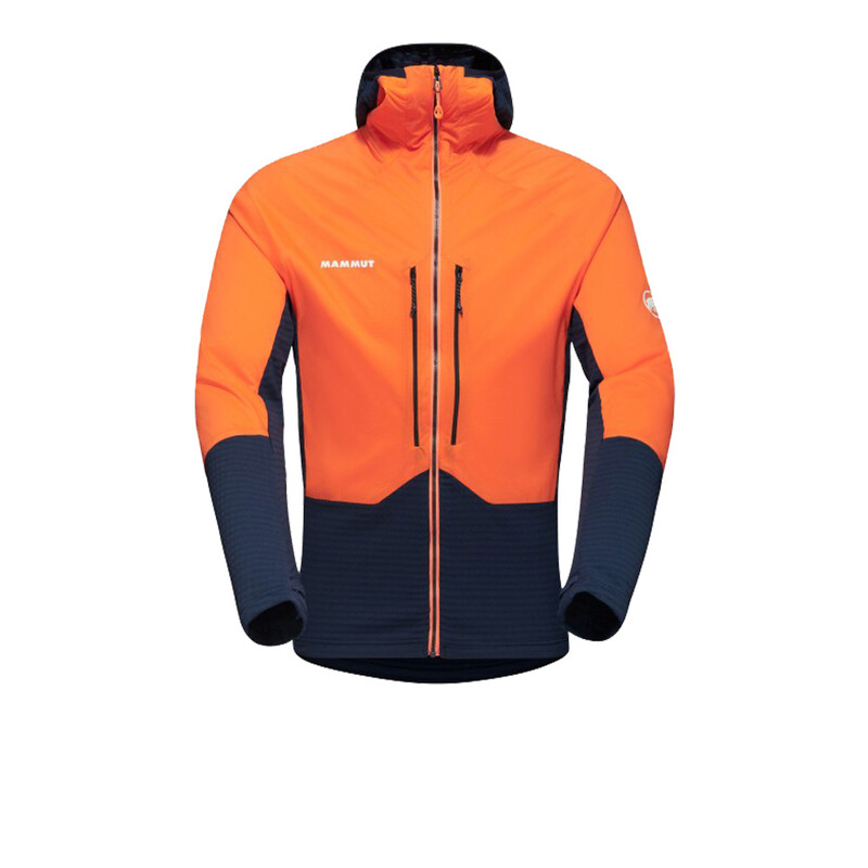 Mammut EIGERE XTREME Nordwand Pro スキーウェア Nordwand Pro HS Hooded Jacket - Men's, Arumita/Azurit, XXL