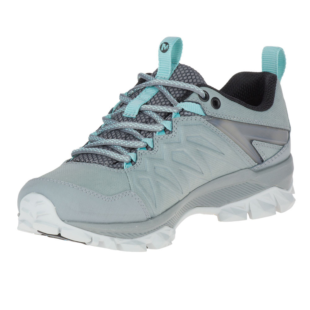 Marche Merrell Sur Randonnée Imperméable Freeze De Gris Détails Bleu Femmes Thermo Chaussure 354ScARjLq