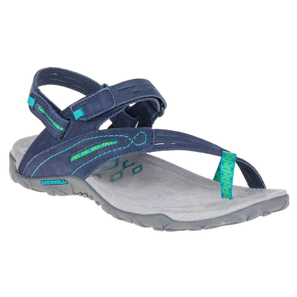 Merrell Terran Convertible II Womens Blue Velcro Walking Sandals Summer Shoes eBay