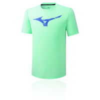 Mizuno Mujer Heritage Rb Camiseta T-shirt Gris Deporte Gimnasio Correr