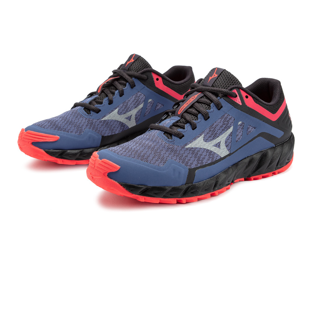 Mizuno Womens Wave Ibuki 3 GORE-TEX Trail Running Shoes Trainers Sneakers Blue