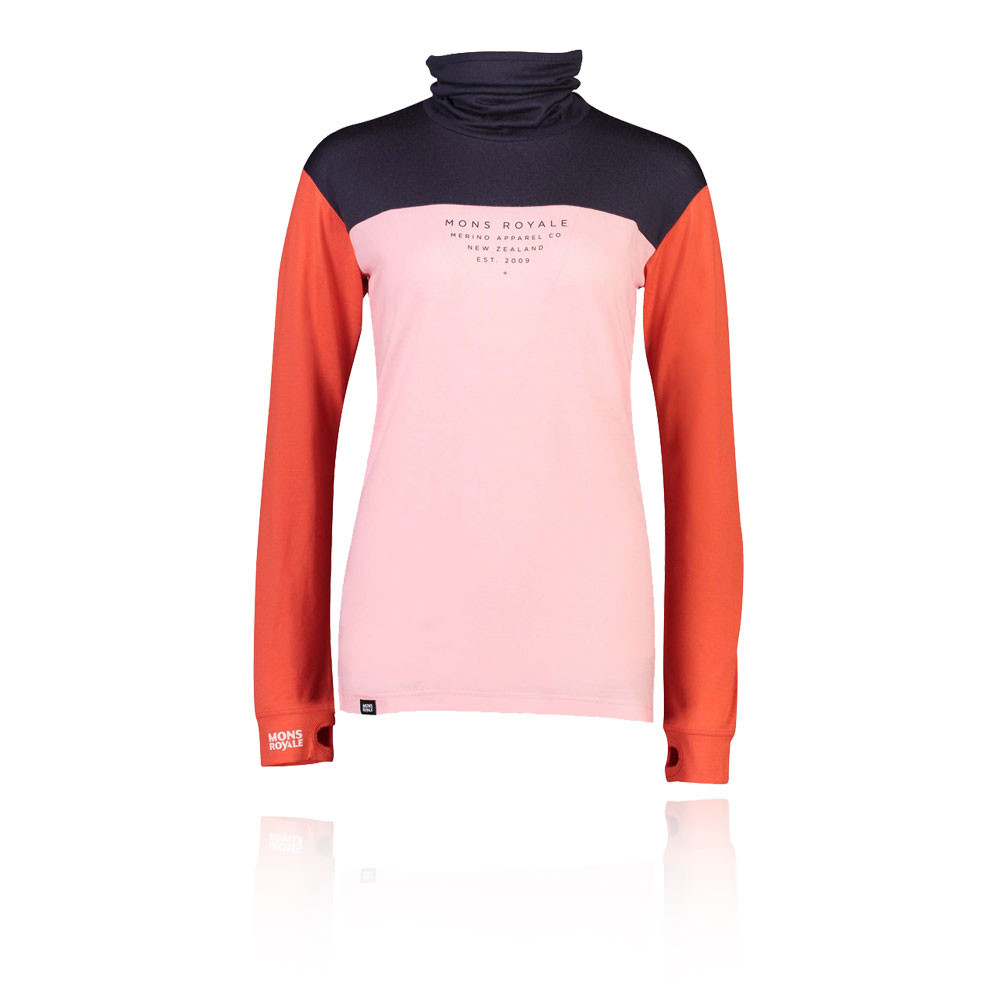 Mons Royale Yotei BF High Neck Longsleeve Damen Top AW19 Mons Royale Yotei BF High Neck Longsleeve Damen Top AW19