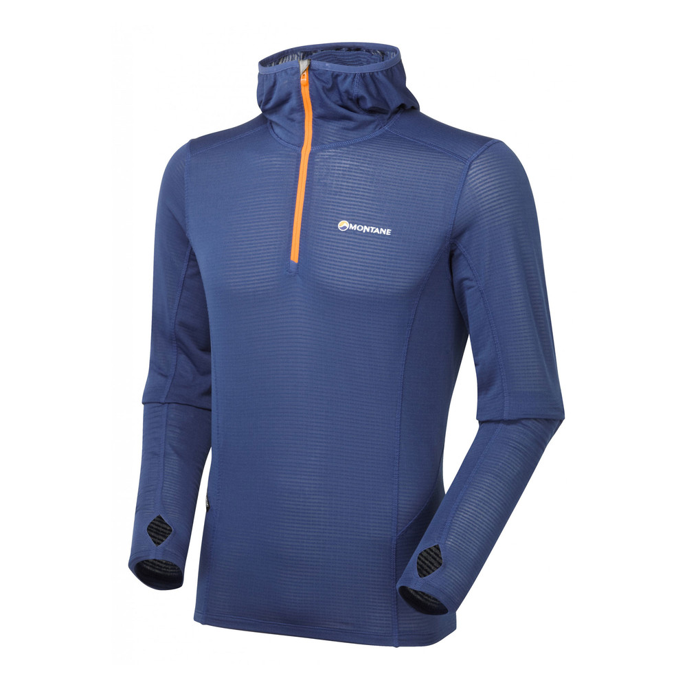 Montane Allez Herren Micro Hoodie Sweatshirt Blau Kapuzenpullover Sport Top Blau Sweatshirt 2a6e8d Montane Allez Herren Micro Hoodie Sweatshirt Blau Kapuzenpullover Sport Top Blau Sweatshirt 2a6e8d