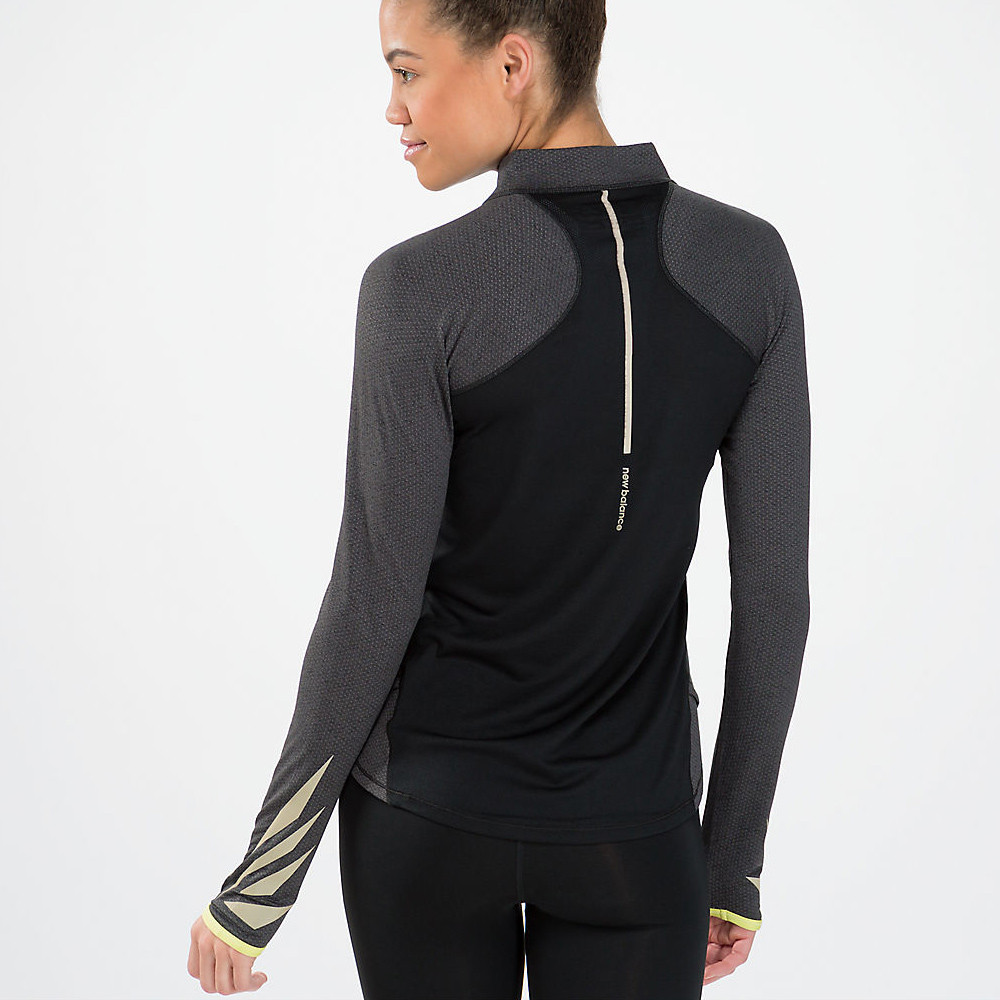 new balance long sleeve running top women's