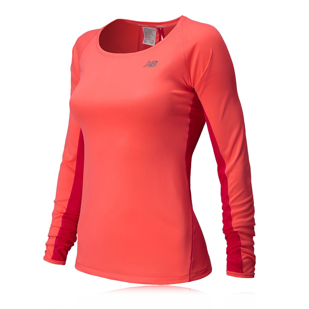 new balance long sleeve running top women's