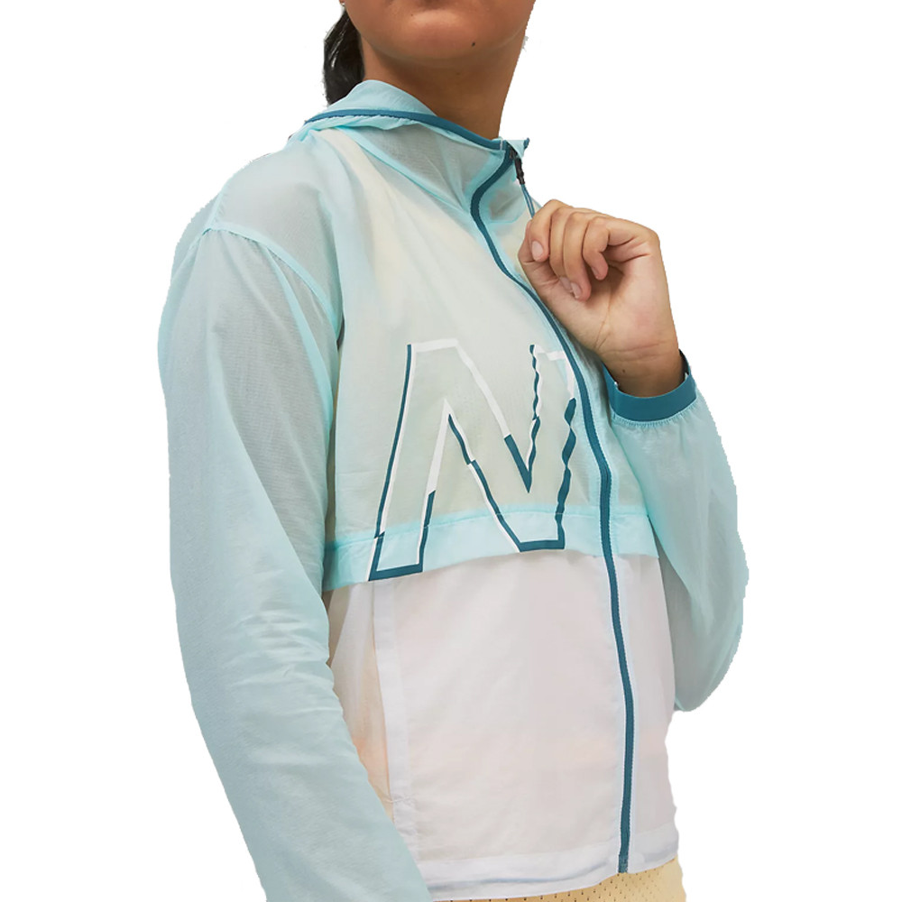 printed impact run light pack jacket