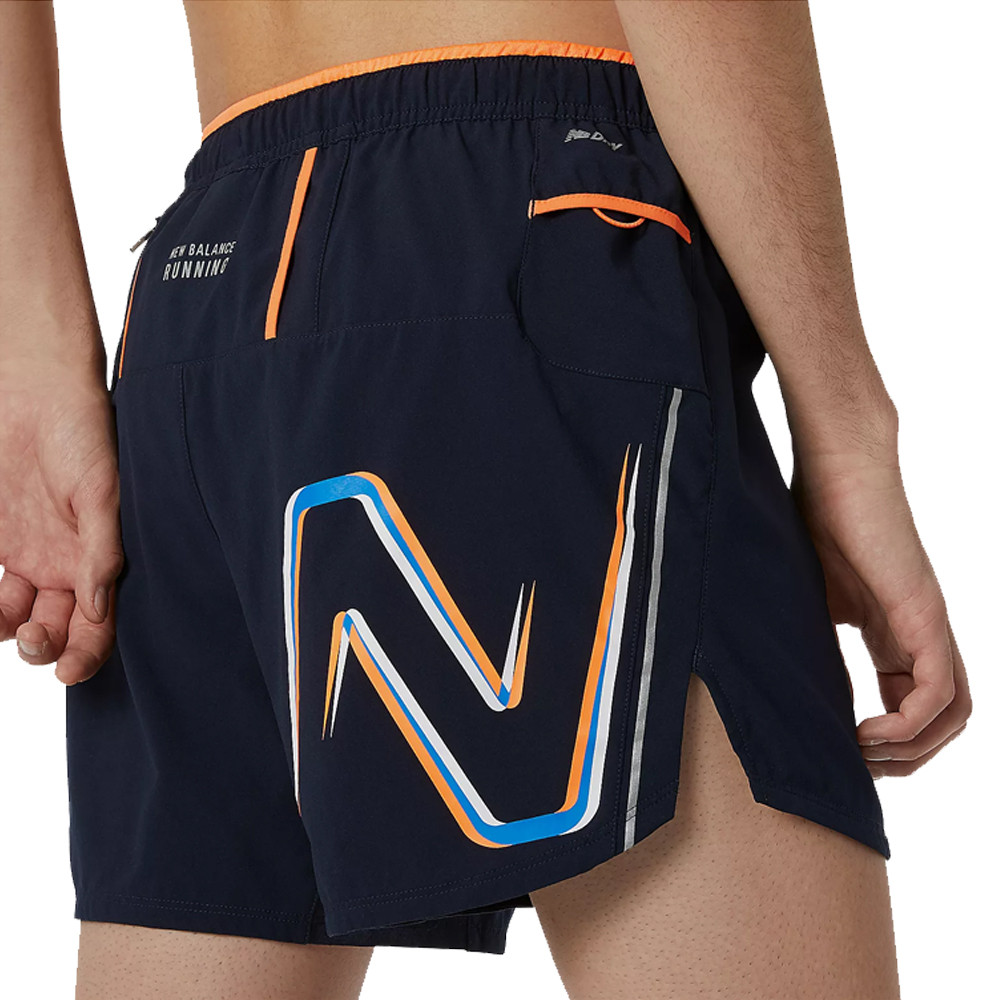 New Balance Graphic Impact Run 5 Inch Shorts SS22