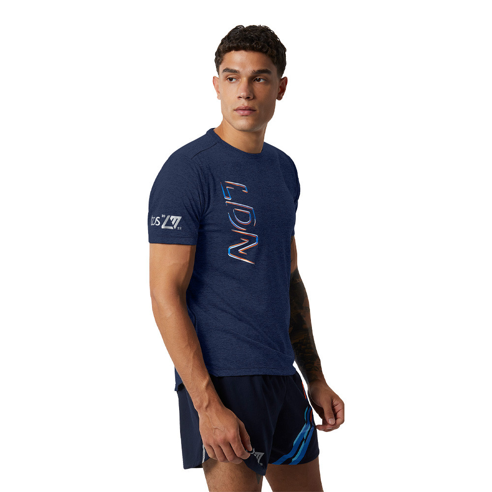 New Balance London Edition Printed Impact Run TShirt AW22