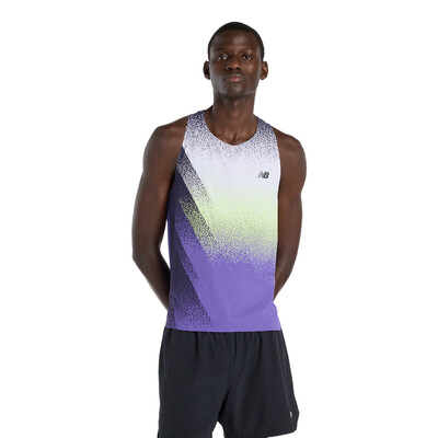 New Balance Race Day Ultra Light Printed Uomo Gilet - SS26