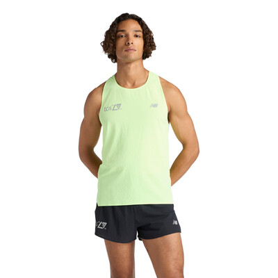 New Balance London Edition Race Day Ultra Light Men's Vest - SS26 New Balance London Edition Race Day Ultra Light Men's Vest - SS26