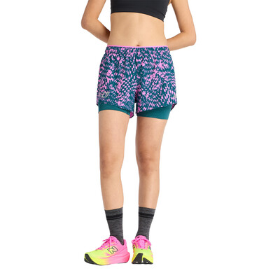New Balance London Edition RC Printed 2-Inch Damen Shorts - SS26