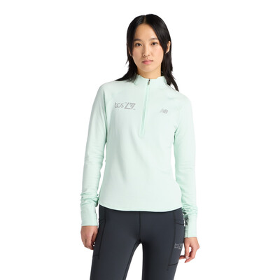 New Balance London Edition RC Essential Heat Grid Half Zip Women's Top - SS26 New Balance London Edition RC Essential Heat Grid Half Zip Women's Top - SS26