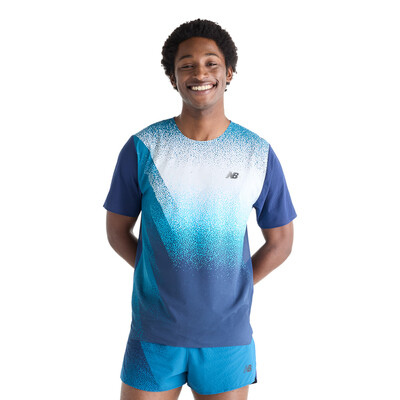 New Balance Race Day Ultra Light Printed Uomo T-Shirt - AW26