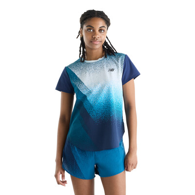 New Balance Race Day Ultra Light Printed Women's T-Shirt - AW26 New Balance Race Day Ultra Light Printed Women's T-Shirt - AW26