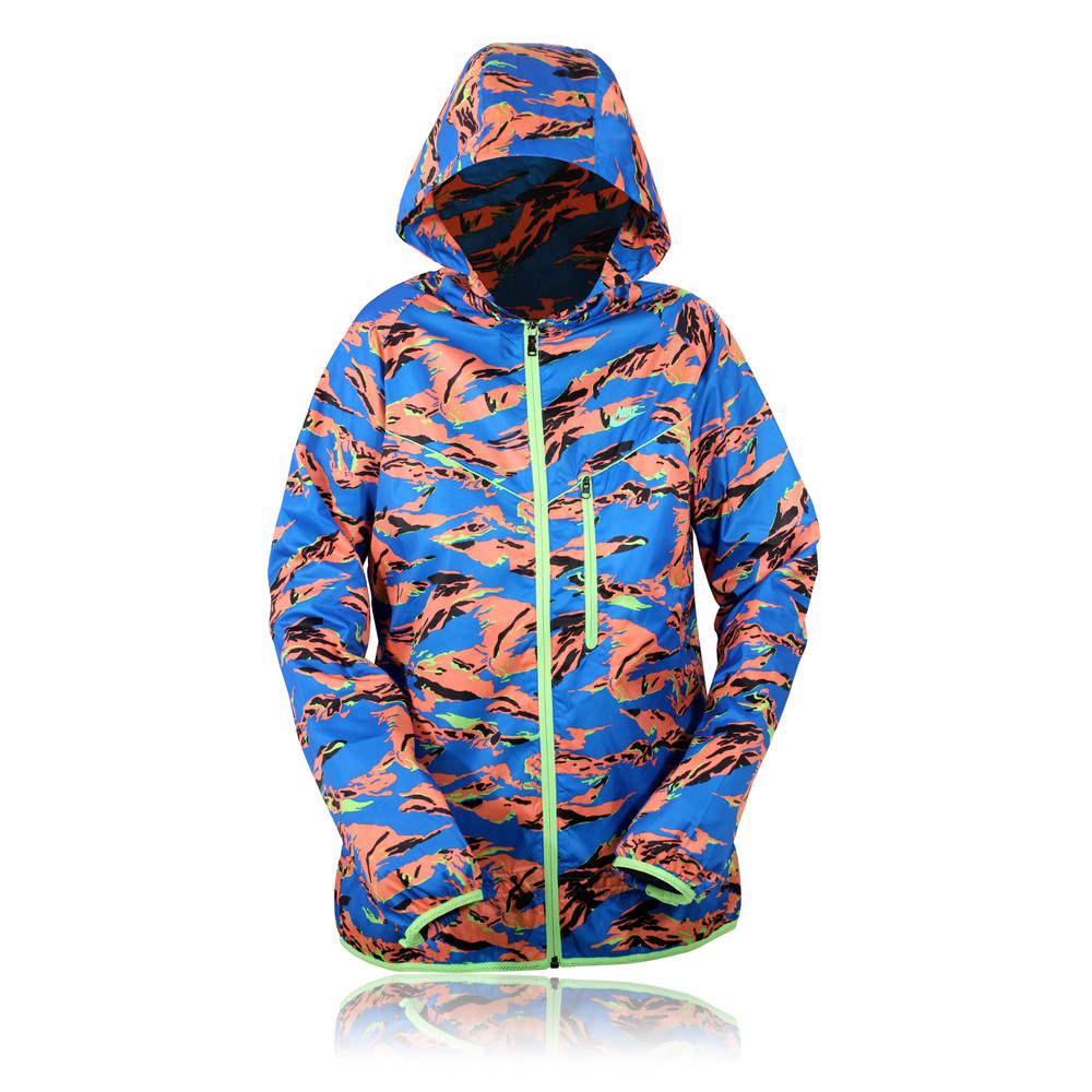 Nike Womens Packable Camo Running Jacket | SportsShoes.com