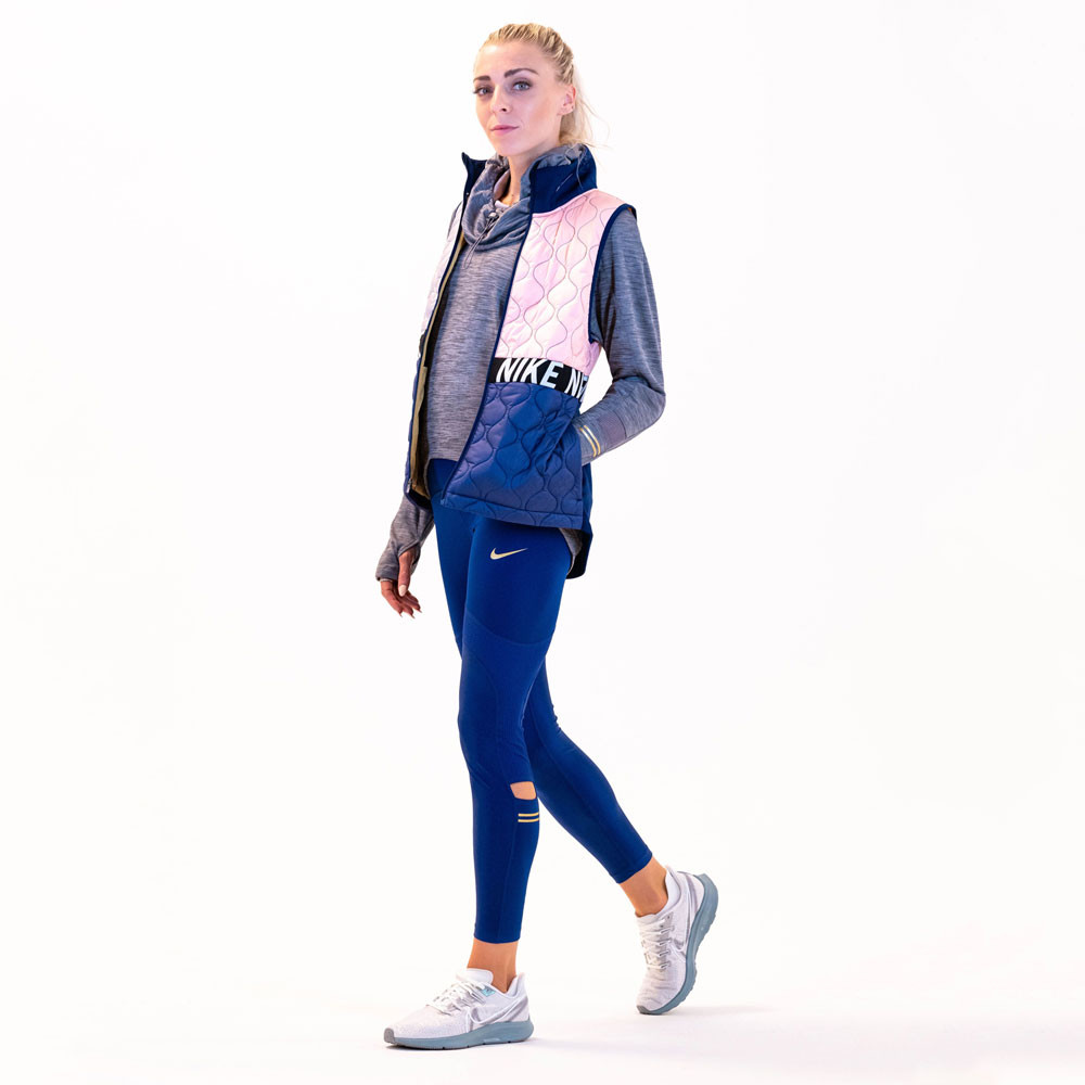 nike aerolayer women's running jacket