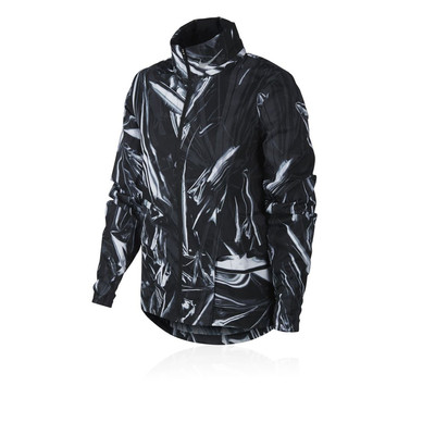 Nike Damen Laufjacke Aero Layer Jacket orangeschwarz Nike Damen Laufjacke Aero Layer Jacket orangeschwarz