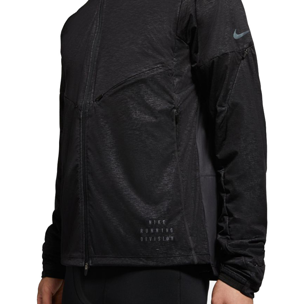 Nike Pinnacle Run Division Men Running Jacket M Black