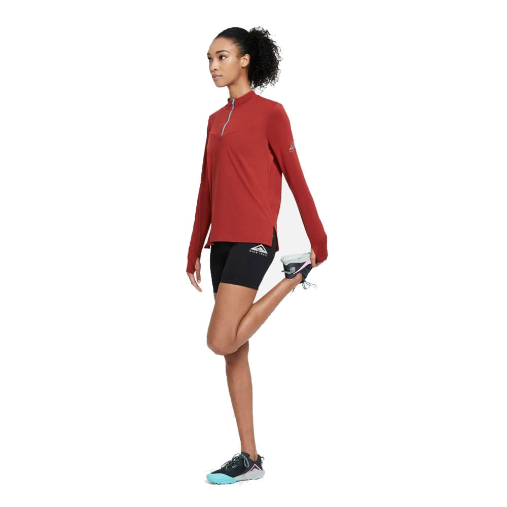 women's nike half zip running top
