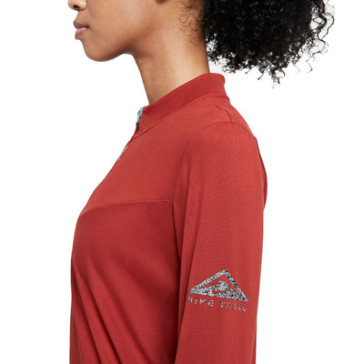 nike element half zip running top womens