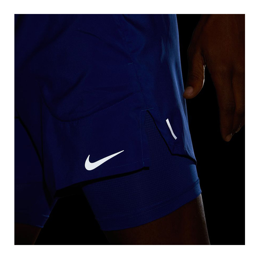 nike flex stride 5 inch grey