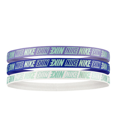 Nike Metallic Junior Hairbands 2.0 (3 Pack) - FA21
