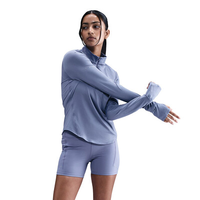 Nike Dri-FIT Swift UV Quarter Zip Women's Running Top - HO25 Nike Dri-FIT Swift UV Quarter Zip Women's Running Top - HO25