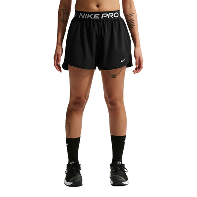 Nike Pro Dri-FIT Mid-Rise Brief-Lined 3 pulgada mujer pantalones cortos - SP26