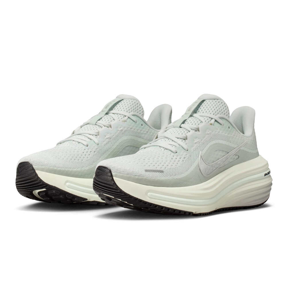 Off White/ Metallic Silver-Barely Green