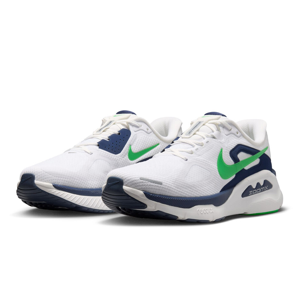 White/ Green Spark-Midnight Navy