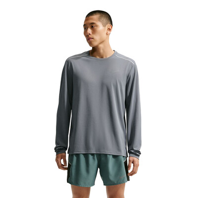 Nike Dri-FIT Miler hombre camiseta manga larga running - HO26 Nike Dri-FIT Miler hombre camiseta manga larga running - HO26
