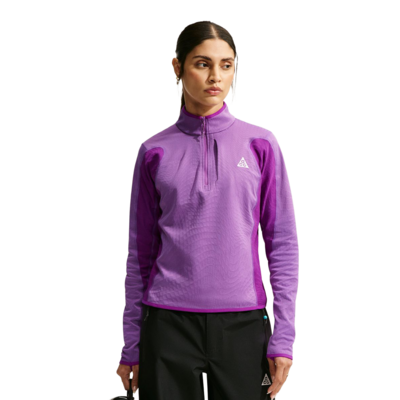 Nike ACG Wolf Grid Therma-FIT Halb-Reißverschluss Damen Trail Laufhemd - HO26