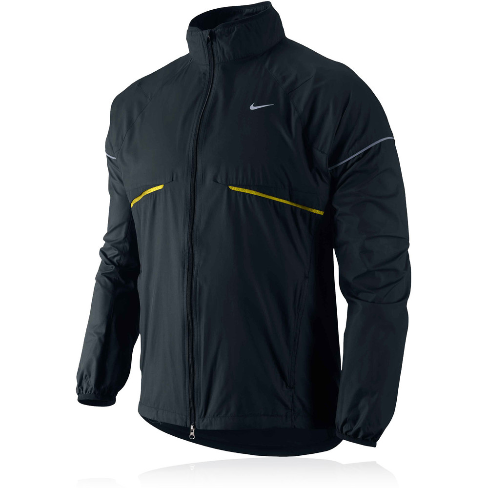 Nike Shield Women's Running Jacket - Black/Black | The Running Outlet