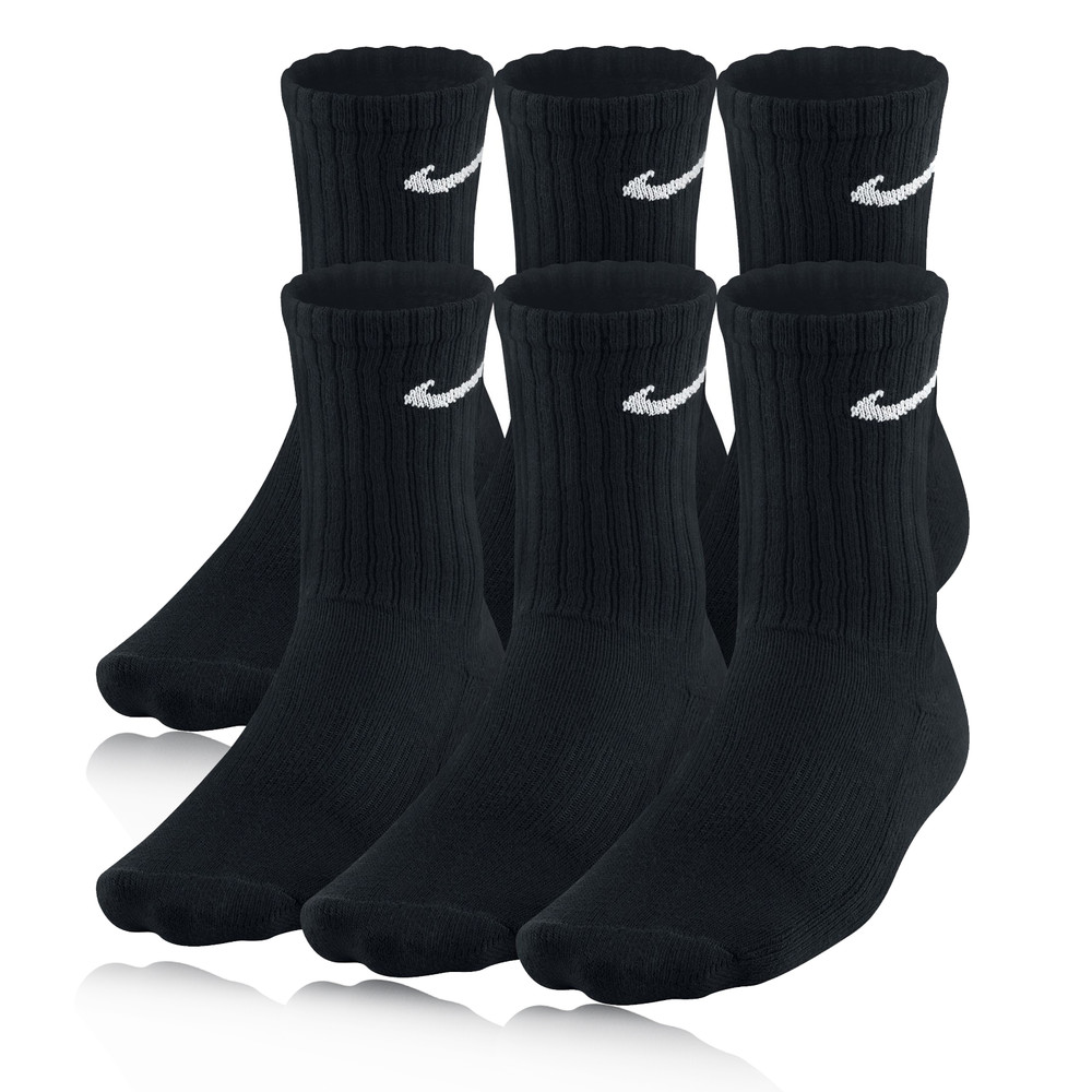 Nike Equip Cushioned Crew 6 Pack Running Socks
