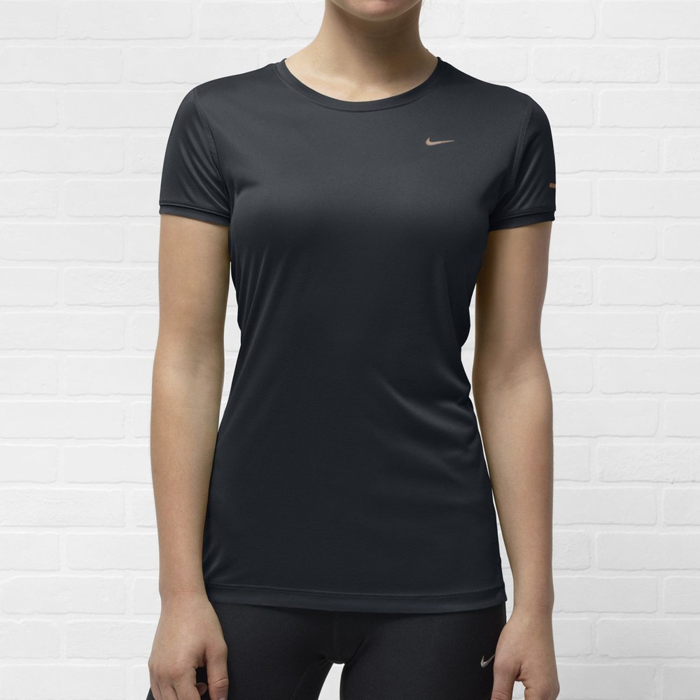 Nike Miler Women's Crew Short Sleeve Running T-Shirt | SportsShoes.com