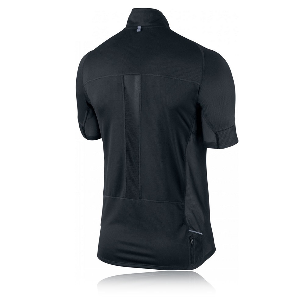 Nike Technical Half-Zip Short Sleeve T-Shirt | SportsShoes.com