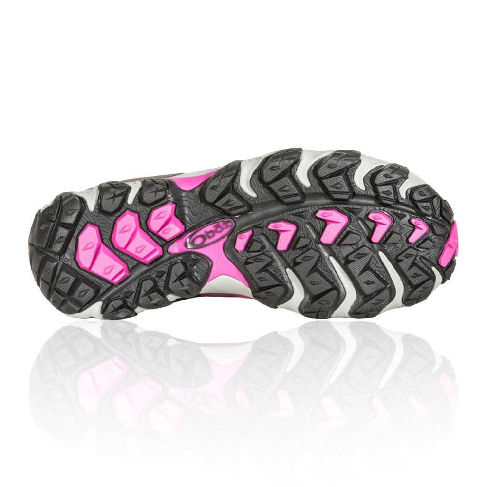 Oboz Bridger Low BDRY Womens Pink Waterproof Walking Hiking Boots Shoes