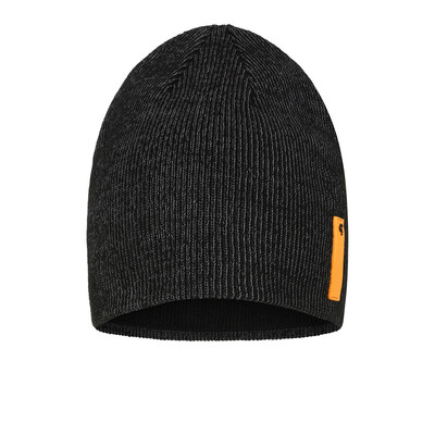 parkrun apricot Reflective Beanie- Black