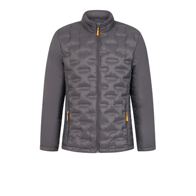 parkrun apricot Unisex Sonic Baffled Jacket - Charcoal
