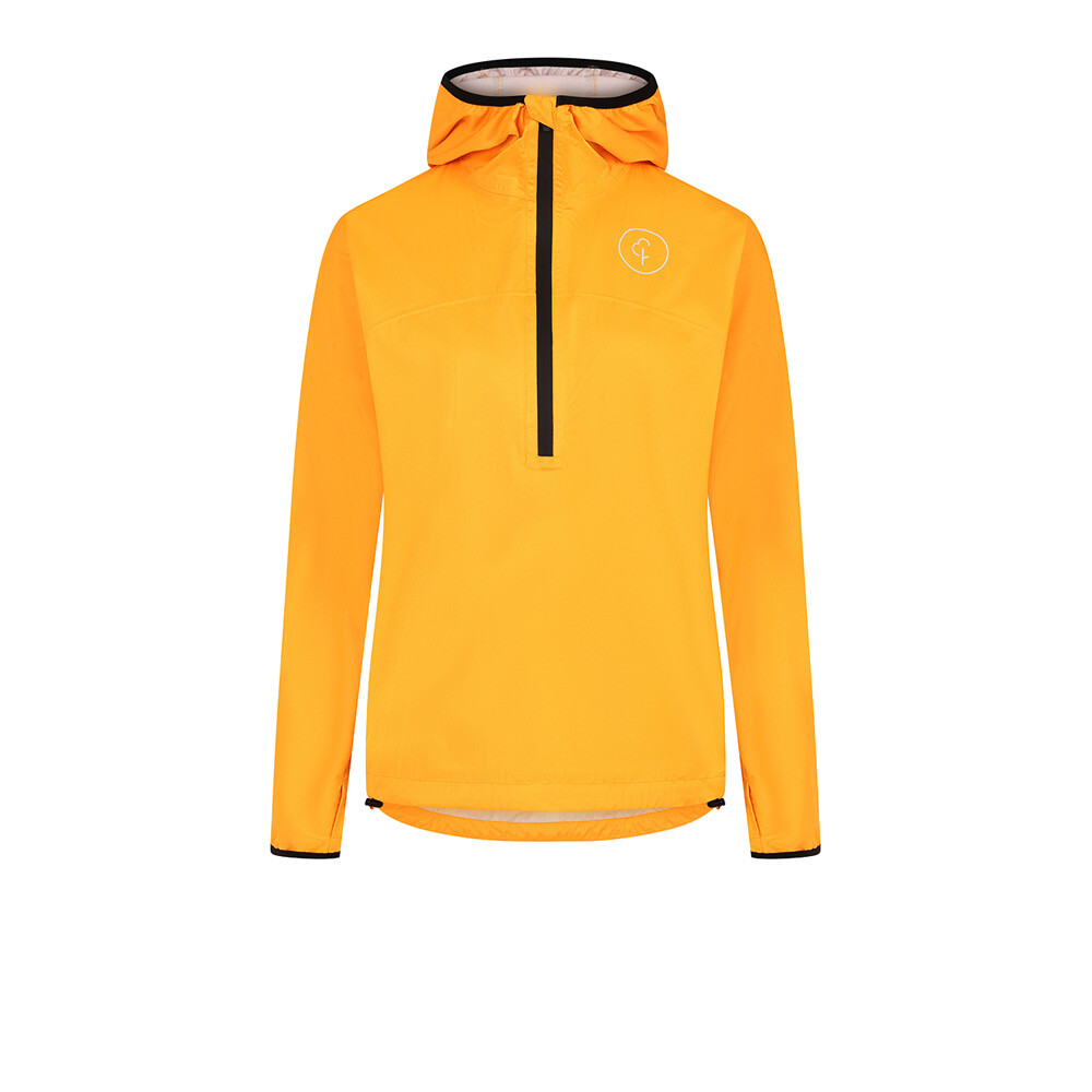 parkrun apricot Women's Stretch Waterproof 1/2 Zip Jacket - Apricot