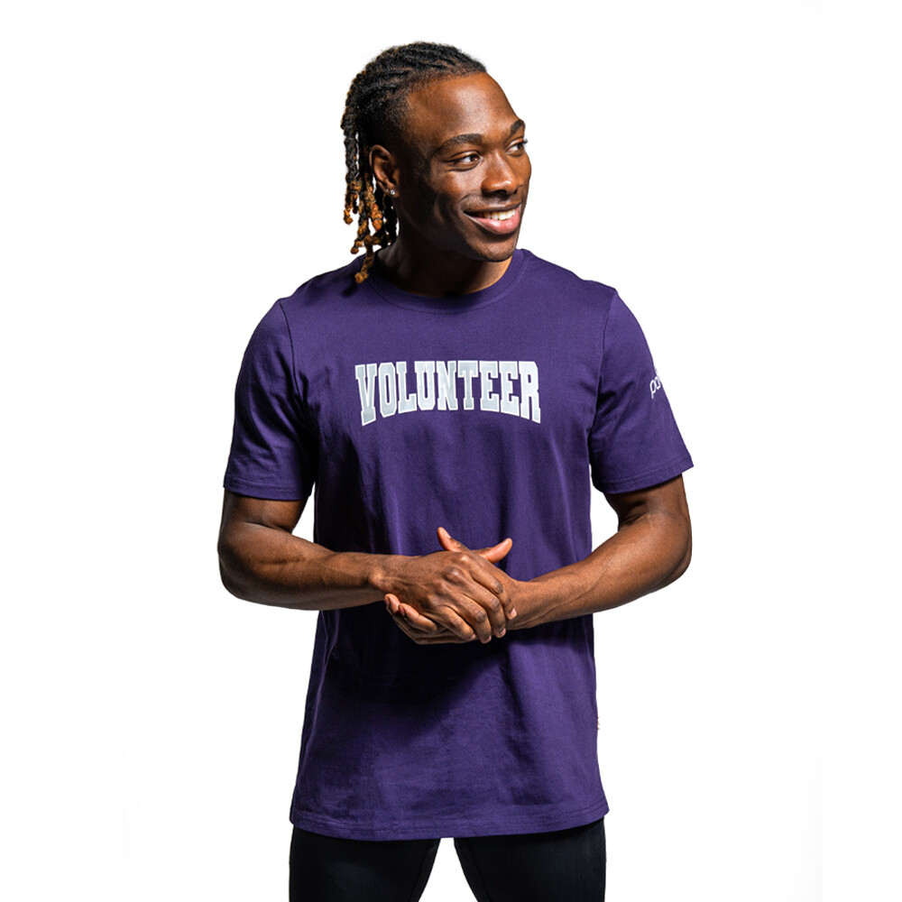 parkrun apricot parkrun Men's Volunteer Collegiate T-Shirt