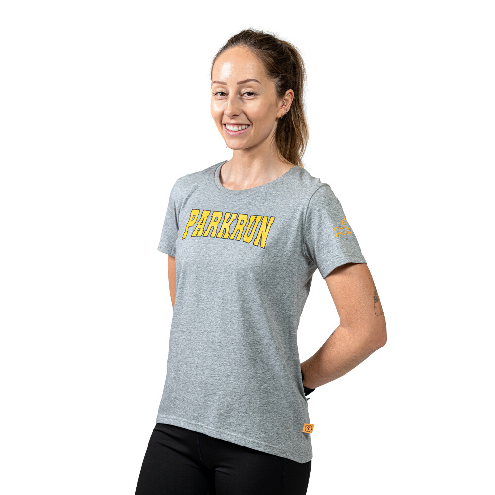 parkrun apricot Women's Collegiate T-Shirt