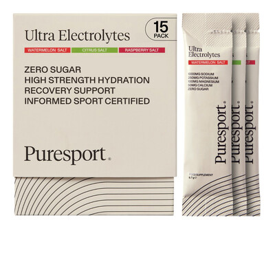 Puresport Ultra Electrolytes - Variety Pack (Box of 15) - SS26 Puresport Ultra Electrolytes - Variety Pack (Box of 15) - SS26