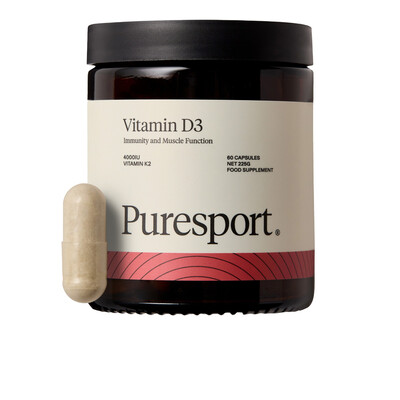 Pure Sport Puresport Vitamin D3 and K2 (60 Capsules) - SS26 Pure Sport Puresport Vitamin D3 and K2 (60 Capsules) - SS26