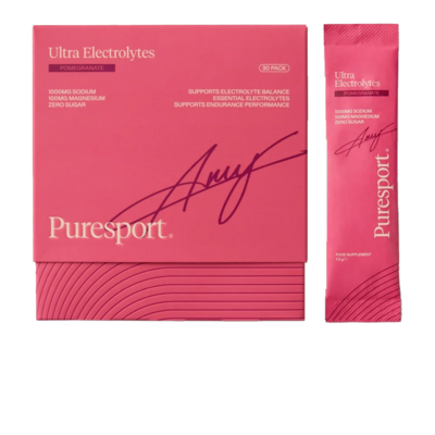 Puresport Ultra Electrolytes - Pomegranate (Box of 30) - AW26 Puresport Ultra Electrolytes - Pomegranate (Box of 30) - AW26