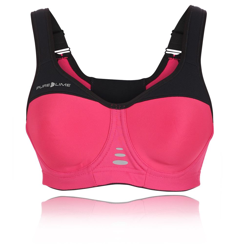 Pure Lime Moulded Sports Bra
