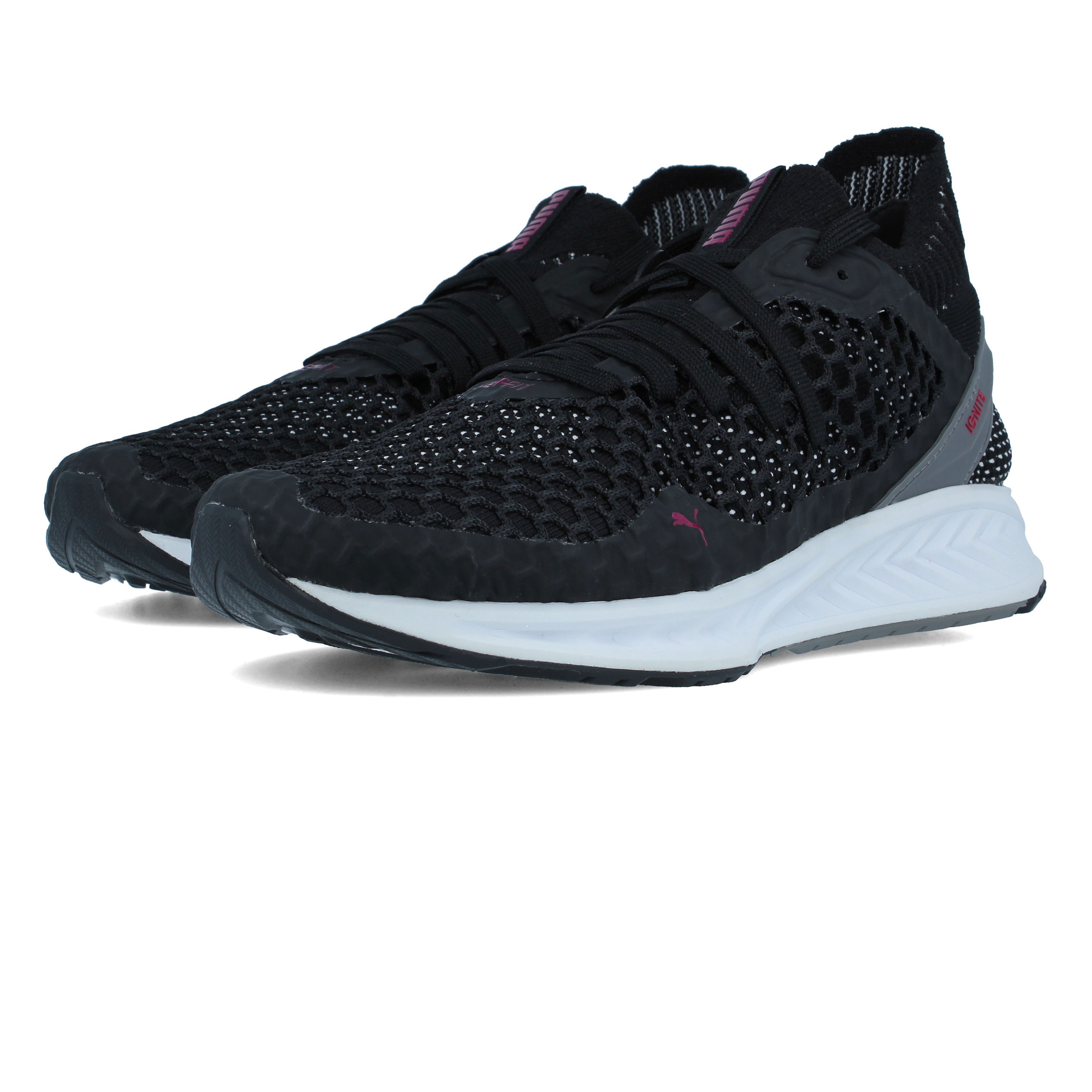 Puma Mujer Ignite Netfit Correr Zapatos Negro Deporte Transpirable Ligero Puma Mujer Ignite Netfit Correr Deporte Zapatos Negro Deporte Transpirable Ligero 1b416f