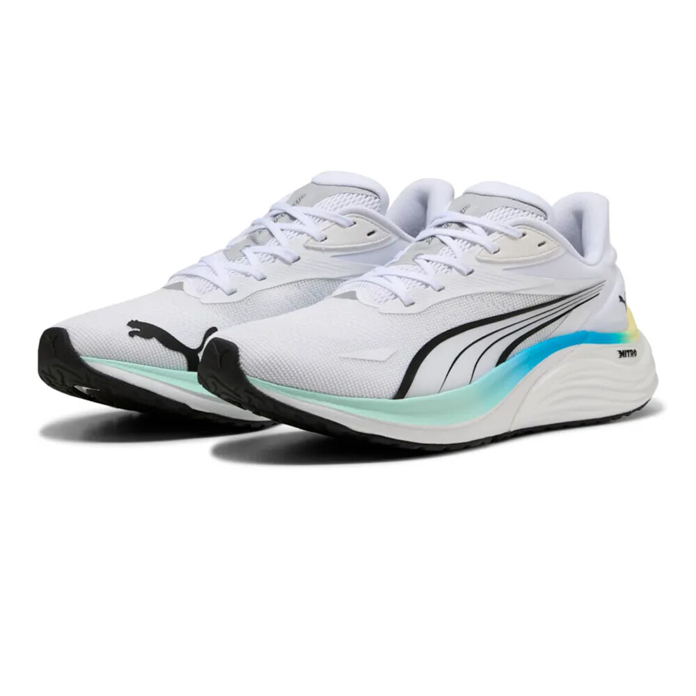 PUMA White-Mint Melt-Speed Blue